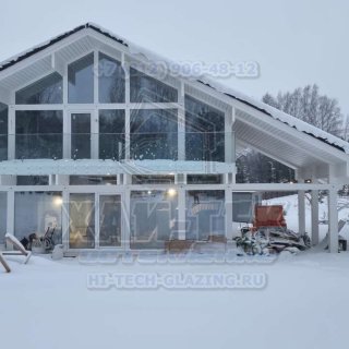 Стеклянное ограждение д. Аро